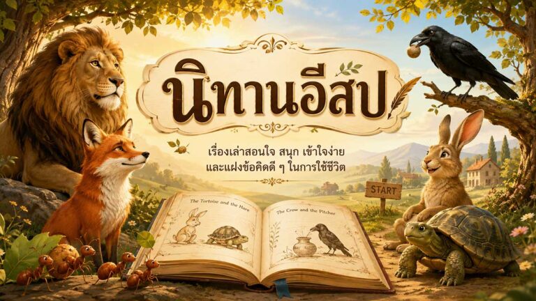 นิทานอีสปแนวธรรมะ: คติสอนใจเพื่อชีวิตที่ดีขึ้น