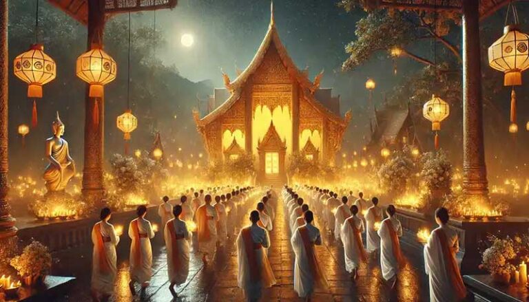 ประเพณีเวียนเทียน: พิธีกรรมสำคัญทางพระพุทธศาสนา