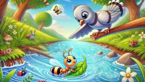 มดกับนกพิราบ-นิทานอีสป