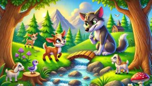 หมาป่ากับแพะ-นิทานอีสป