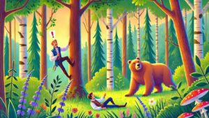 หมีกับนักเดินทาง-นิทานอีสป