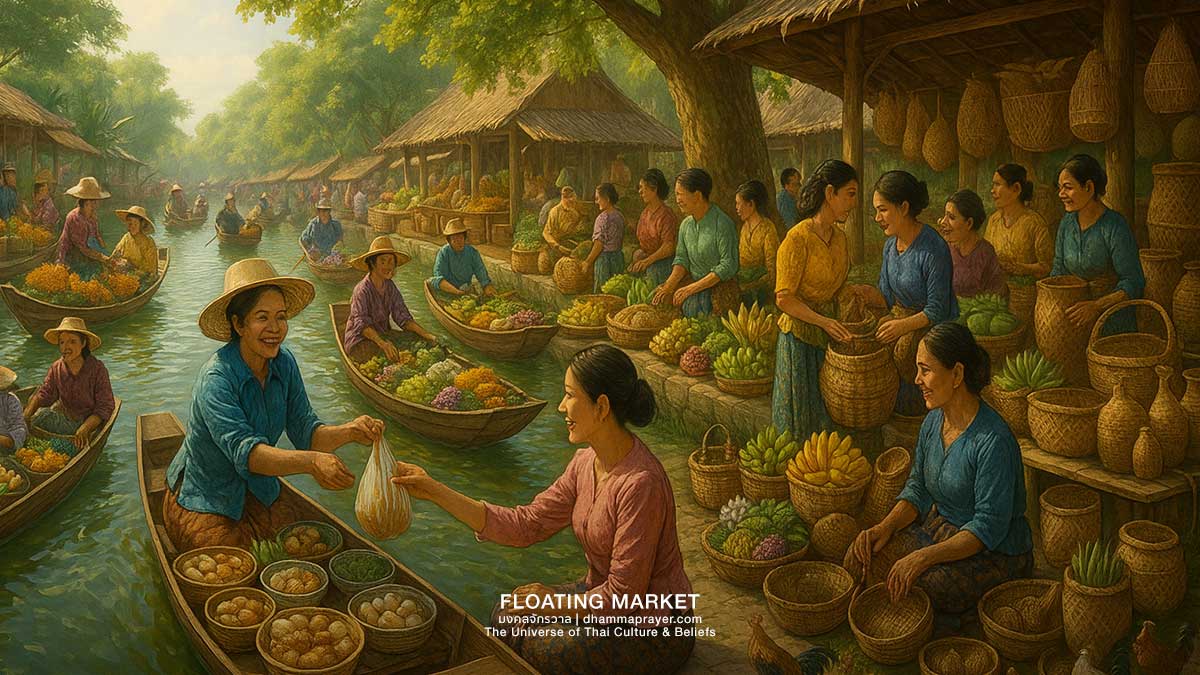 ตลาดน้ำและตลาดพื้นบ้าน: มรดกทางวิถีชีวิตไทย