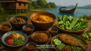 อาหารใต้: รสชาติแห่งความเข้มข้นและเผ็ดร้อน