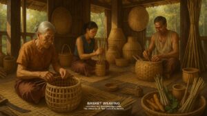 Basket Weaving – งานจักสาน