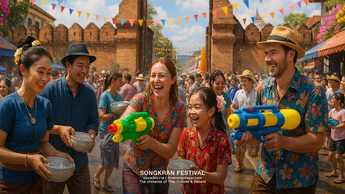ประเพณีสงกรานต์: วันปีใหม่ไทยและการรดน้ำขอพร