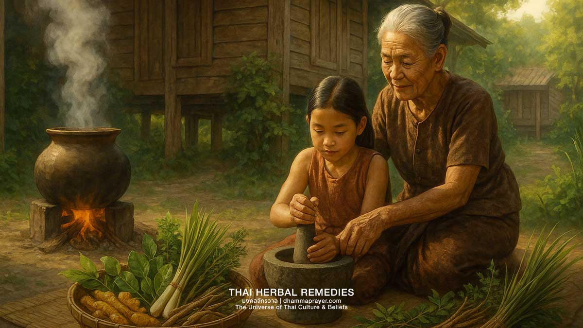 การใช้สมุนไพรพื้นบ้าน: ภูมิปัญญาเพื่อสุขภาพของคนไทย