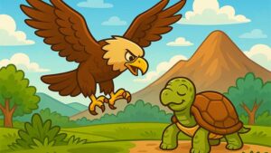 นกอินทรีกับเต่า - นิทานอีสป