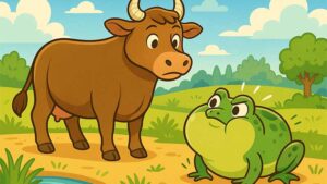 อึ่งอ่างกับวัว-นิทานอีสป