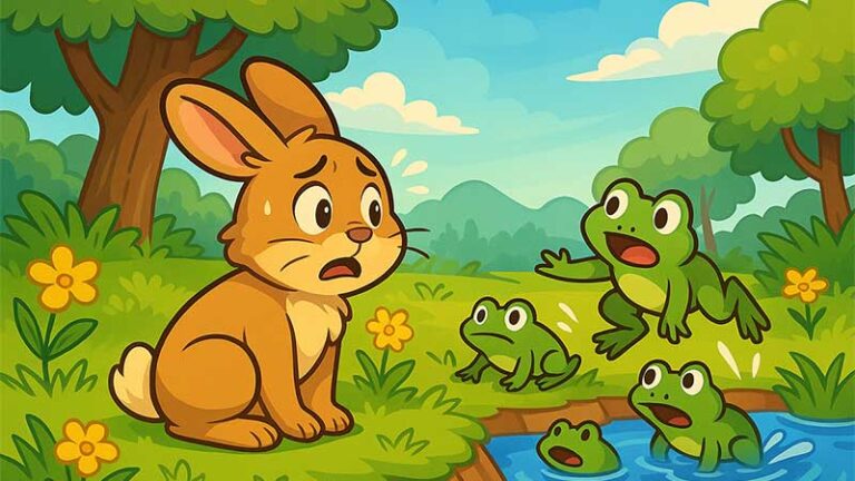 กระต่ายกับกบ – นิทานอีสปสอนใจเรื่องการจัดการความกลัว