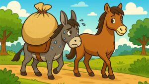 ม้ากับลา - นิทานอีสป