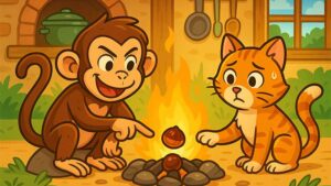 ลิงกับแมว-นิทานอีสป