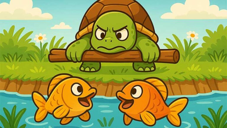เต่ากับปลา – นิทานอีสปสอนใจเรื่องการใช้คำพูด