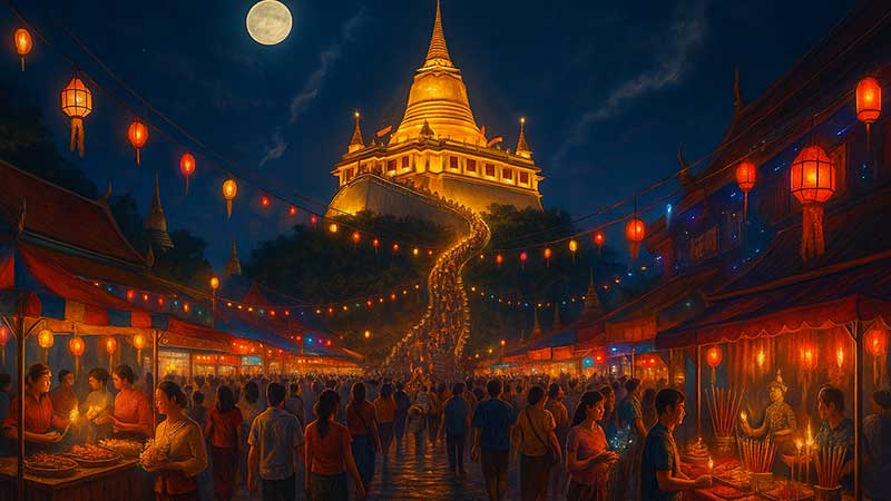 งานภูเขาทอง วัดสระเกศ